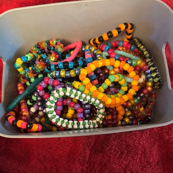 Colorful Beaded Kids Bracelets Set